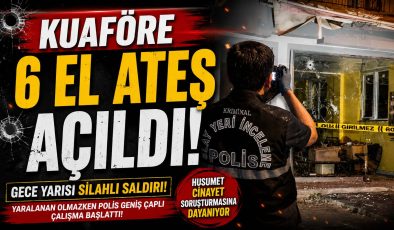 Gece Yarısı Kuaföre Kurşun Yağmuru: 6 El Ateş Açıldı