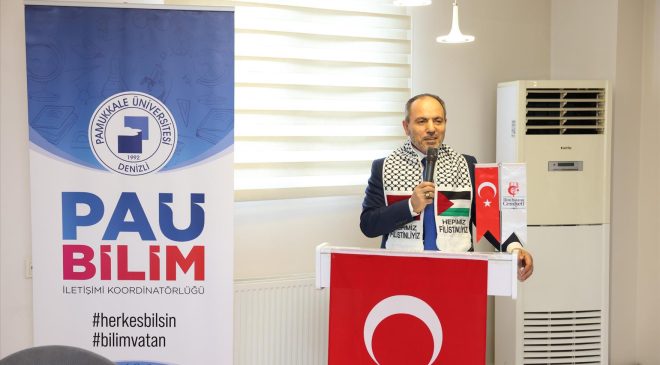 GAZZE’NİN SESİ PAÜ’DEN YÜKSELDİ
